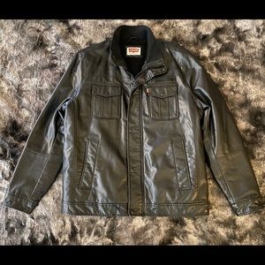Levi’s fur-lined leather jacket